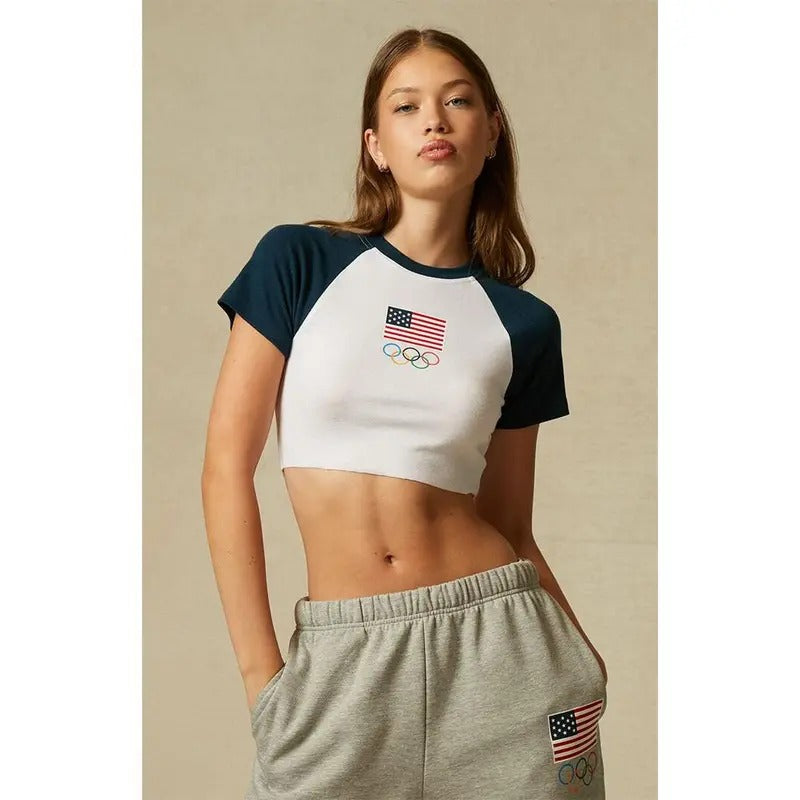 Olympics Women's Team USA Raglan Baby T-Shirt Hoodie, Sweatshirt | HypeCrazeTee.com