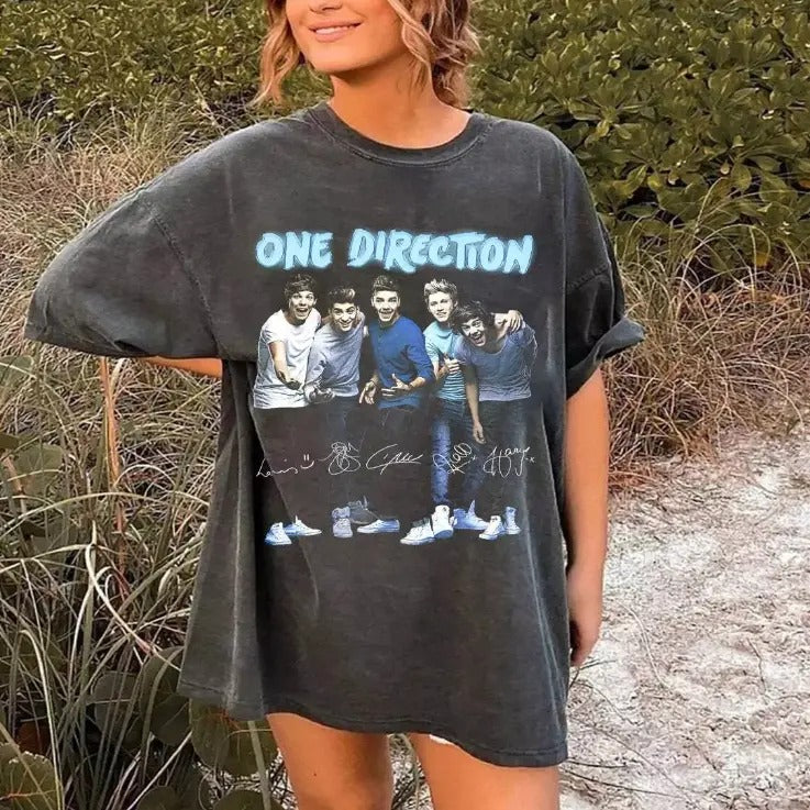 One Direction shirt, 1d shirt, member's signature One Direction Shirt Hoodie, Sweatshirt | HypeCrazeTee.com