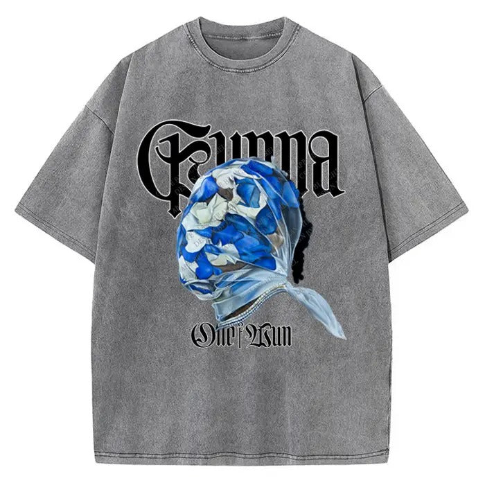 One Of One Blue Petal Mask T-Shirt Art Custom Graphics Tee Crewneck Cotton Menswear Hoodie, Sweatshirt | HypeCrazeTee.com