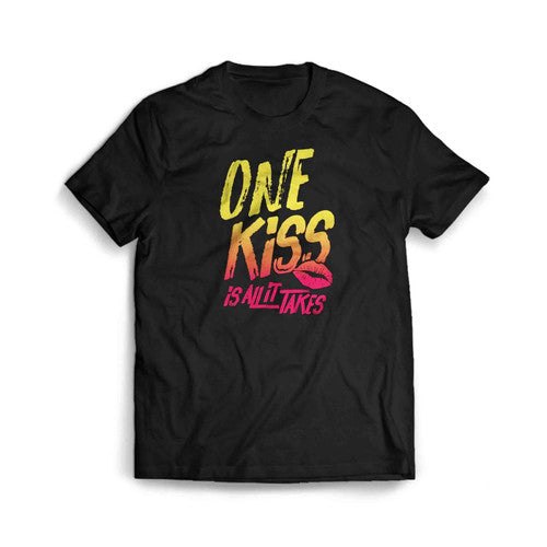 One kiss Future Nostalgia Tour Album Mens T-Shirt Tee