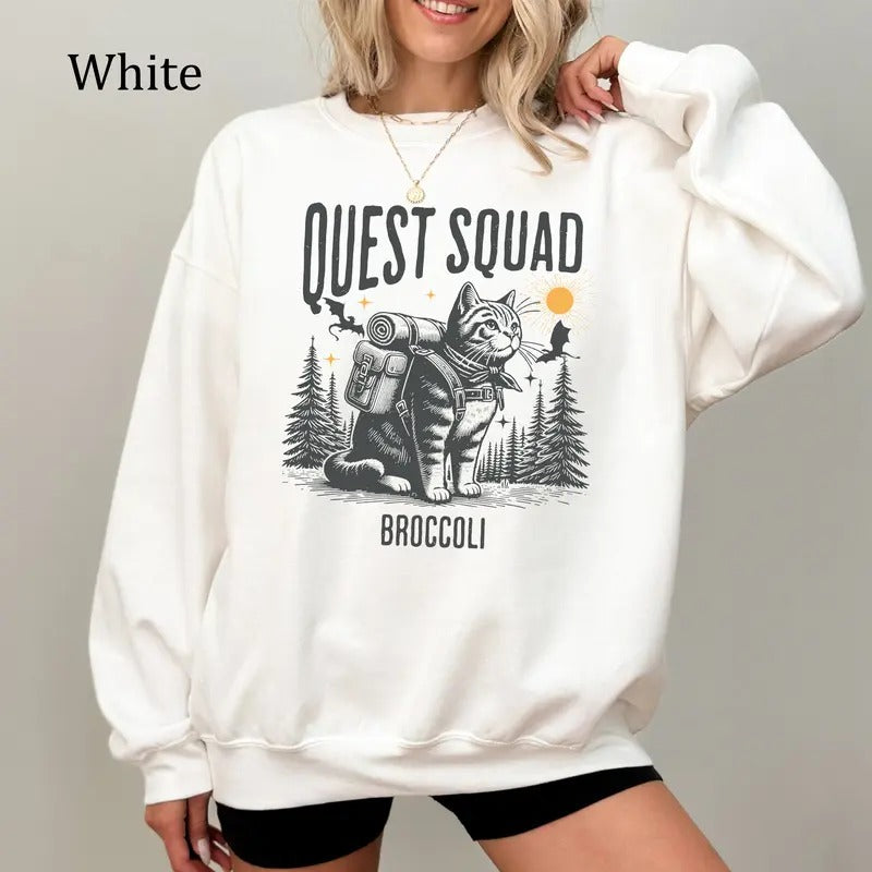 Onyx Storm Sweatshirt, Quest Squad Broccoli Tee, Fourth Edition Graphic Shirt, Unisex Casual Wear Hoodie | HypeCrazeTee.com