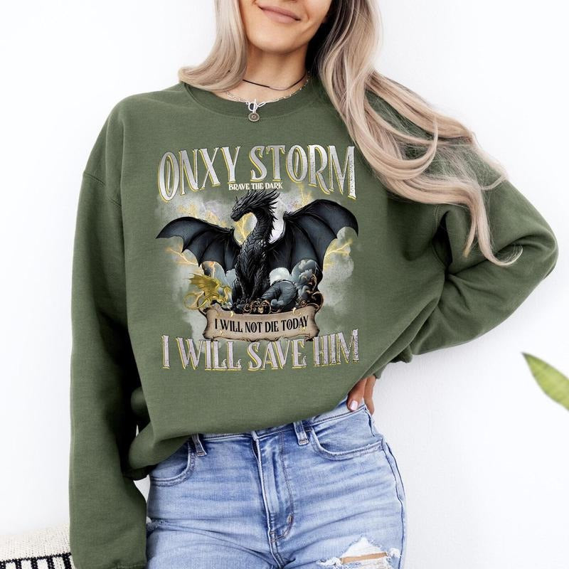 Onyx Storm Tee, Dragon Rider Sweatshirt, Basgiath War College Tee, Fourth Wing Shirt, Die Or Fly Tees, Rider Quadrant Tee...
