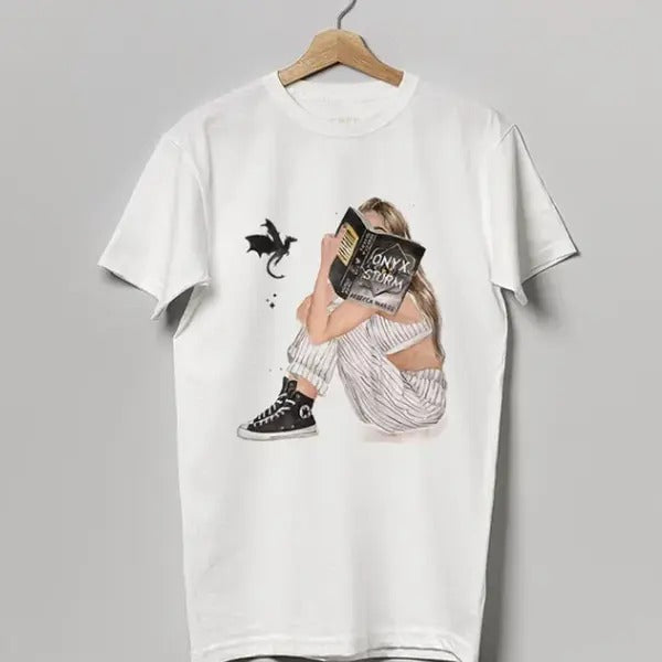 Onyx Storm book t-shirt and Sweatshirt | 100% cotton tee | Hoodie | HypeCrazeTee.com