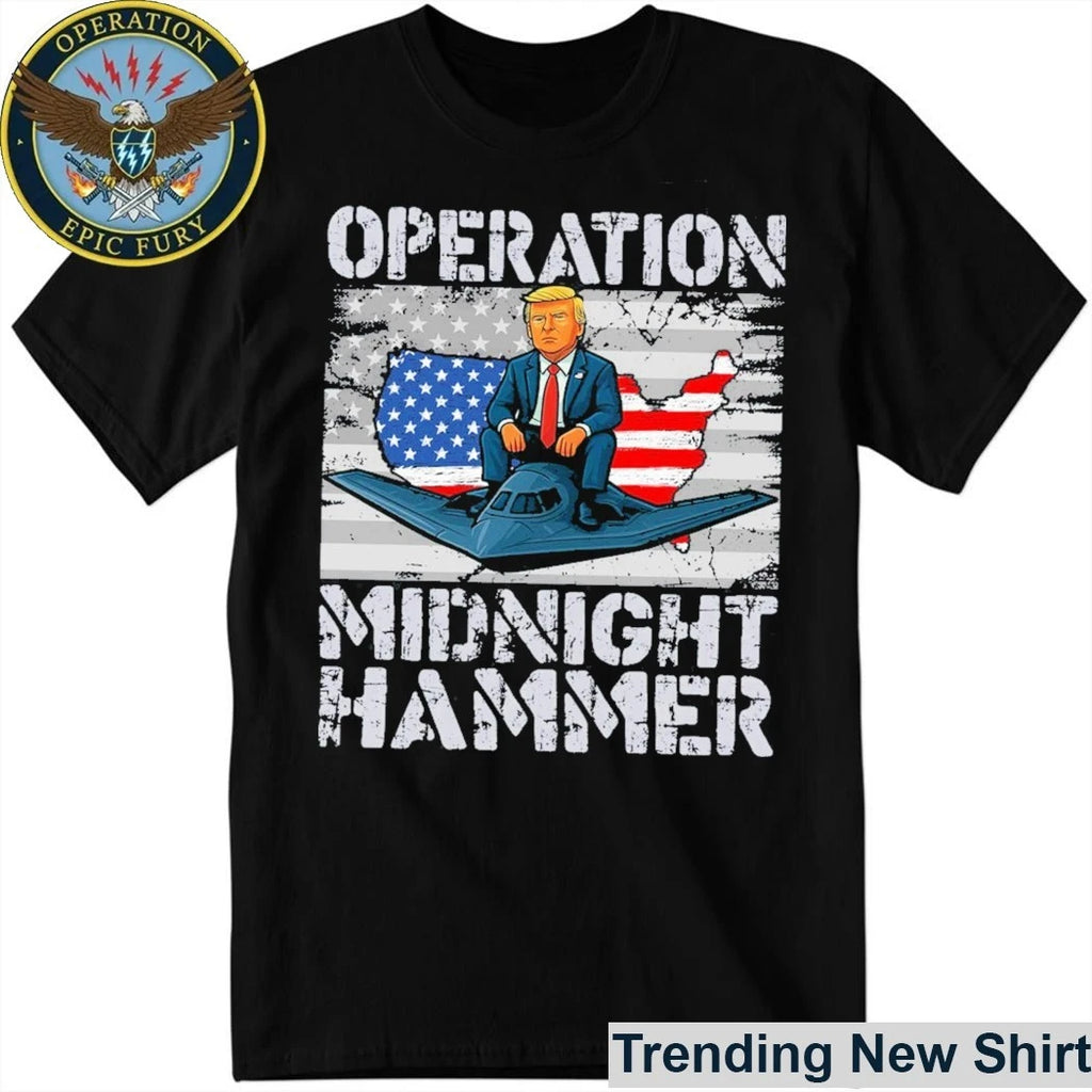 Operation Midnight Hammer USA Flag T-Shirt