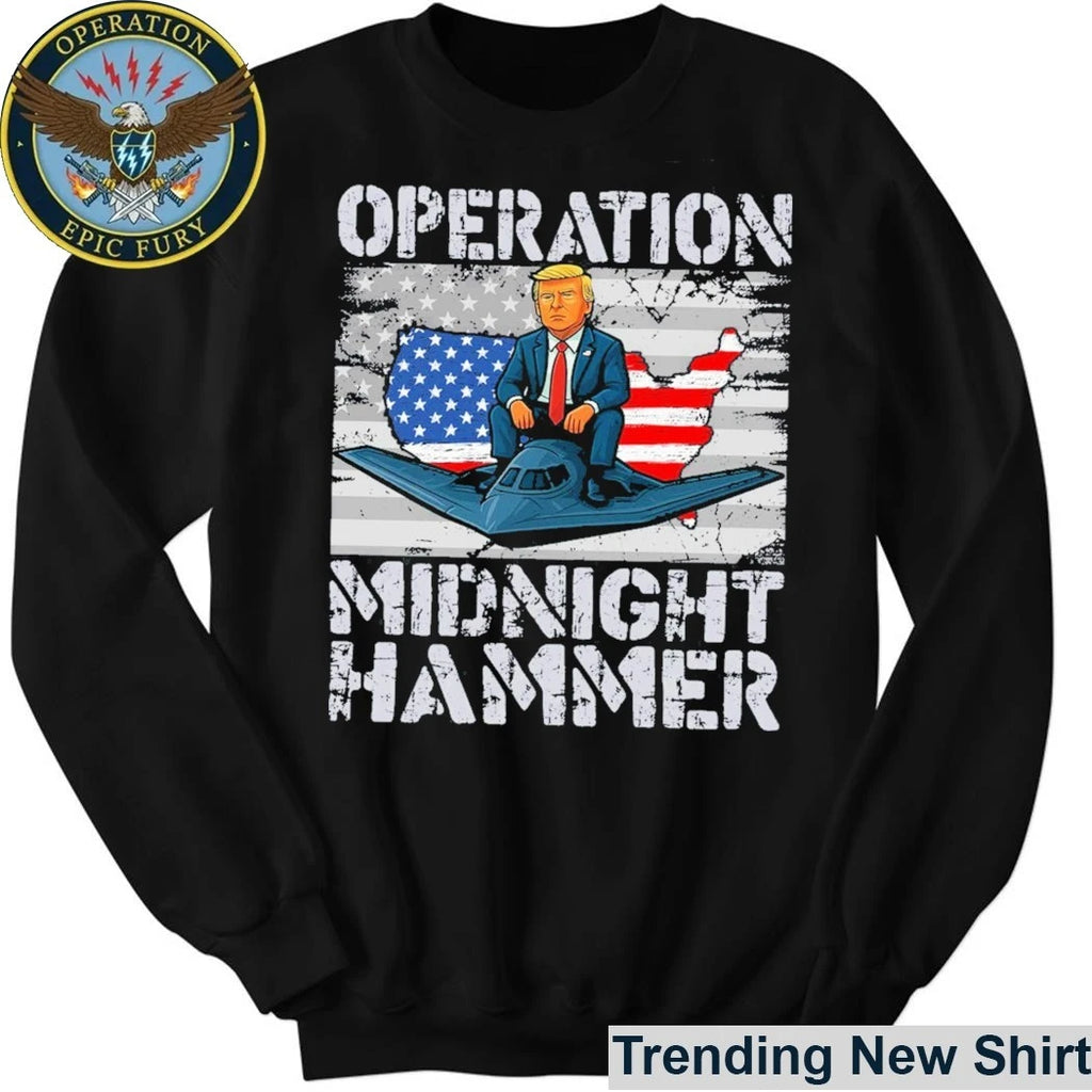Operation Midnight Hammer USA Flag T-Shirt