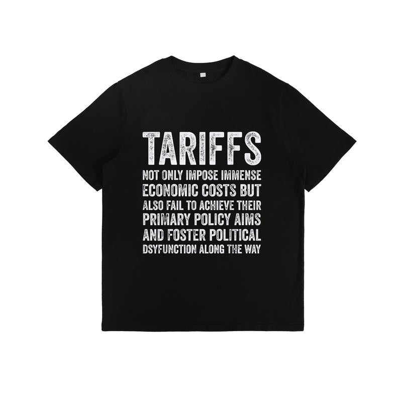 Opinion - driven T - Shirt: Statement on the Detriments of Tariffs Hoodie, Sweatshirt | HypeCrazeTee.com