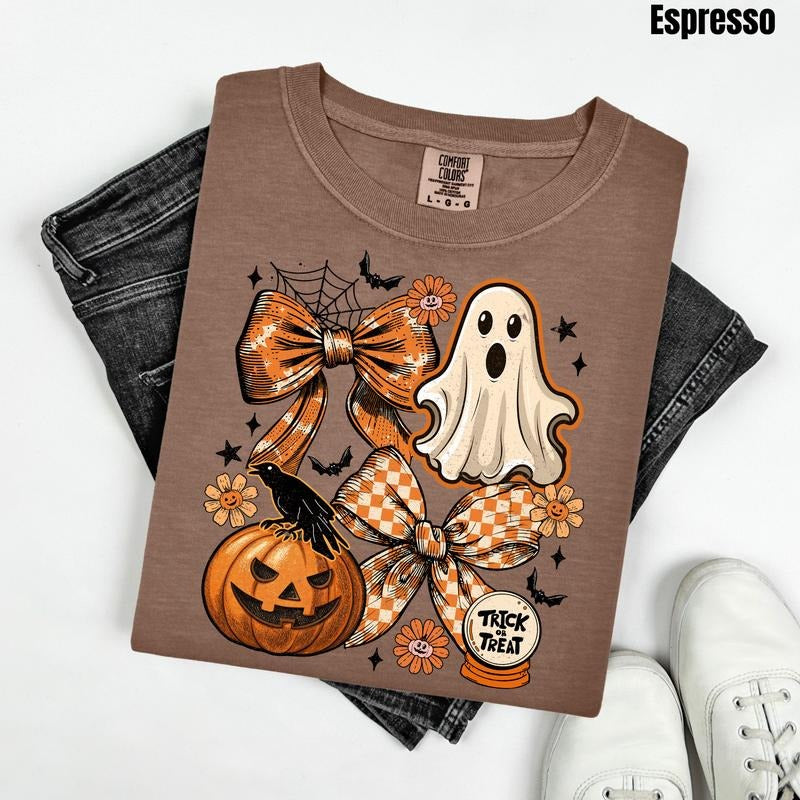 Orange Trick Or Treat Comfort Colors T-Shirt 'NLB' Hoodie, Sweatshirt | HypeCrazeTee.com