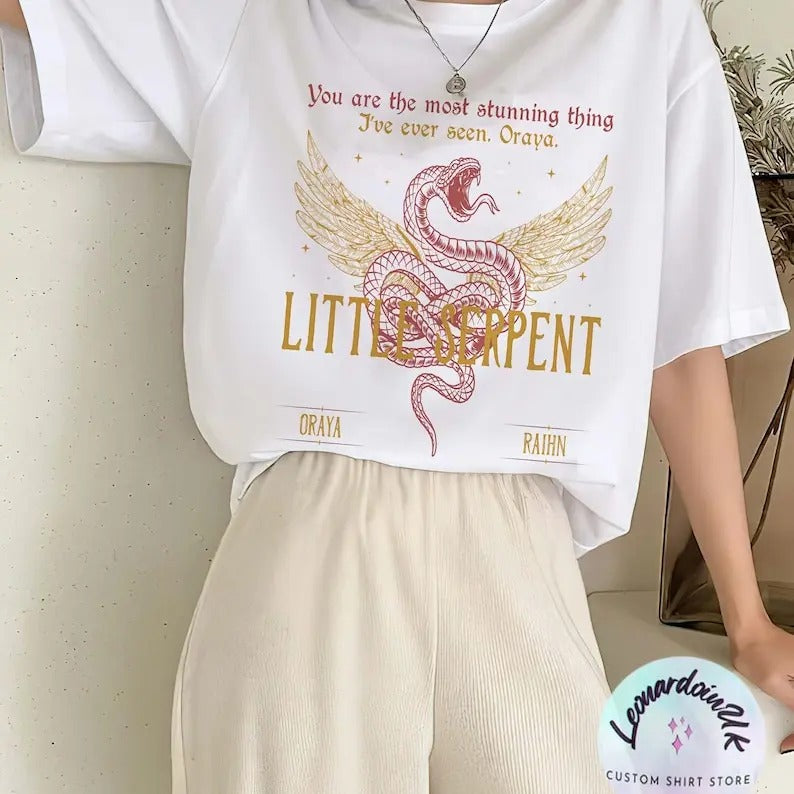 Oraya Little Serpent  shirt, The Serpent and The Wings of Night Reading tshirt, Official Carissa Broadbent Merch Hoodie,...