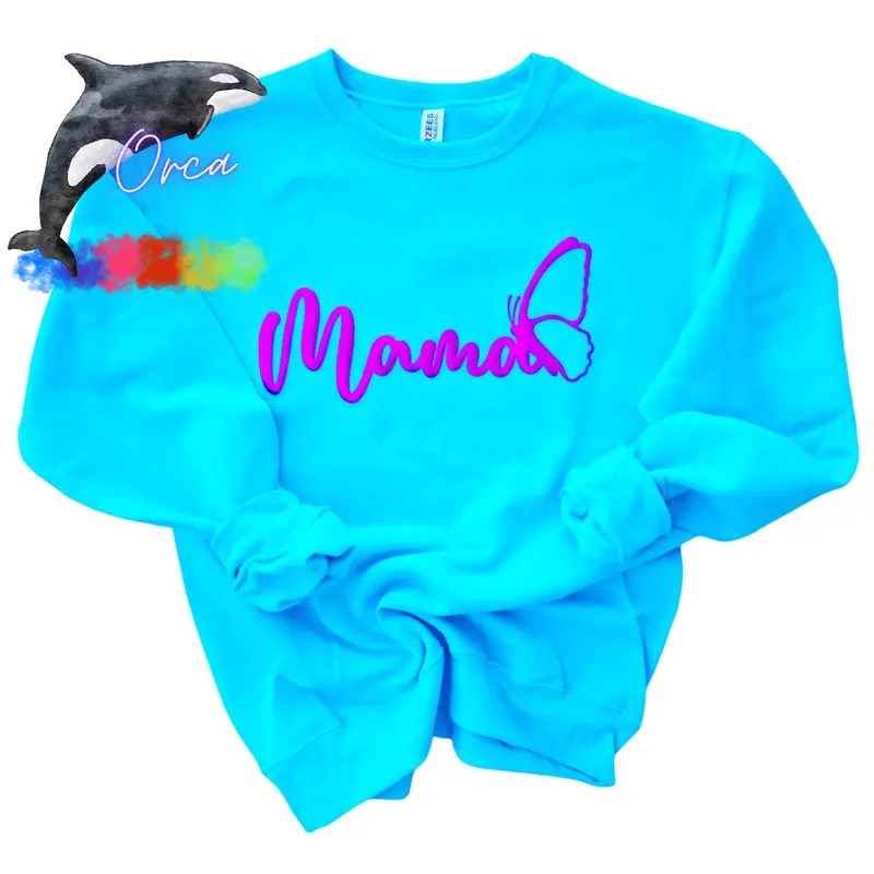 Orca ~ MAMA Unisex Sweatshirts ~ Small - 4XL Christmas gift Crewneck Casual Womenswear T-Shirts, Hoodie | HypeCrazeTee.com