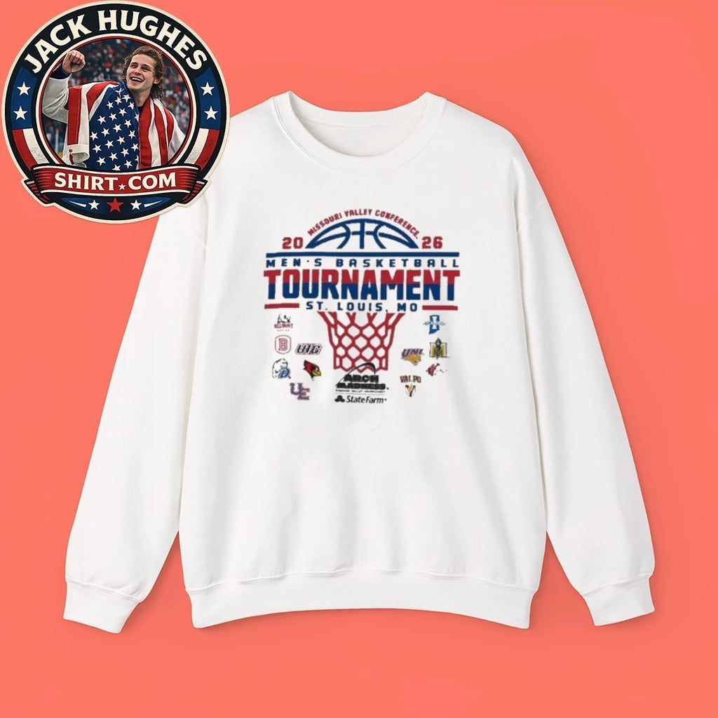 Original 2026 Missouri Valley Conference Mens Basketball Tournament St Louis Shirt