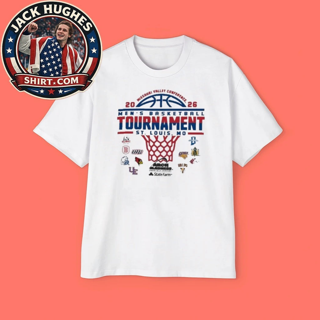 Original 2026 Missouri Valley Conference Mens Basketball Tournament St Louis Shirt