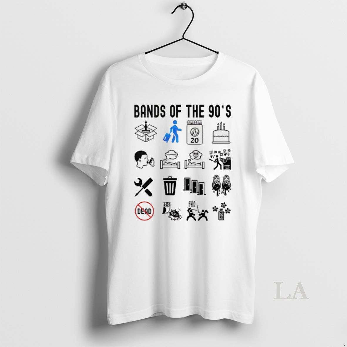 Original Bands Of The 90s T-Shirts, Hoodie, Sweatshirt | HypeCrazeTee.com
