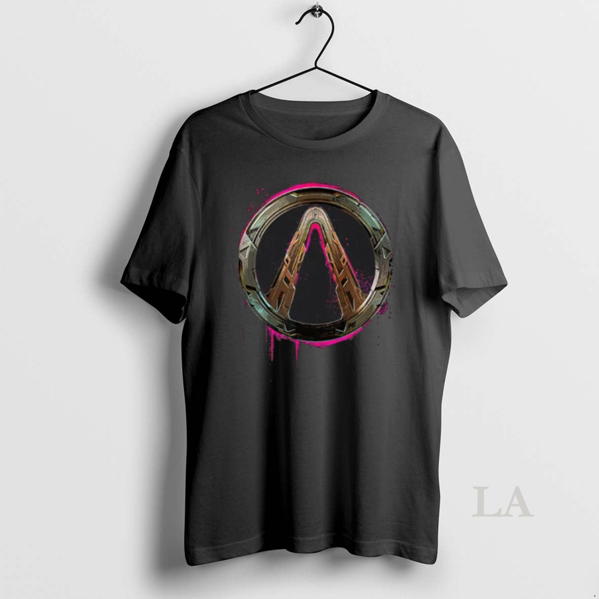 Original Borderlands 4 Graffiti Vault Logo Pink Glow Video Game