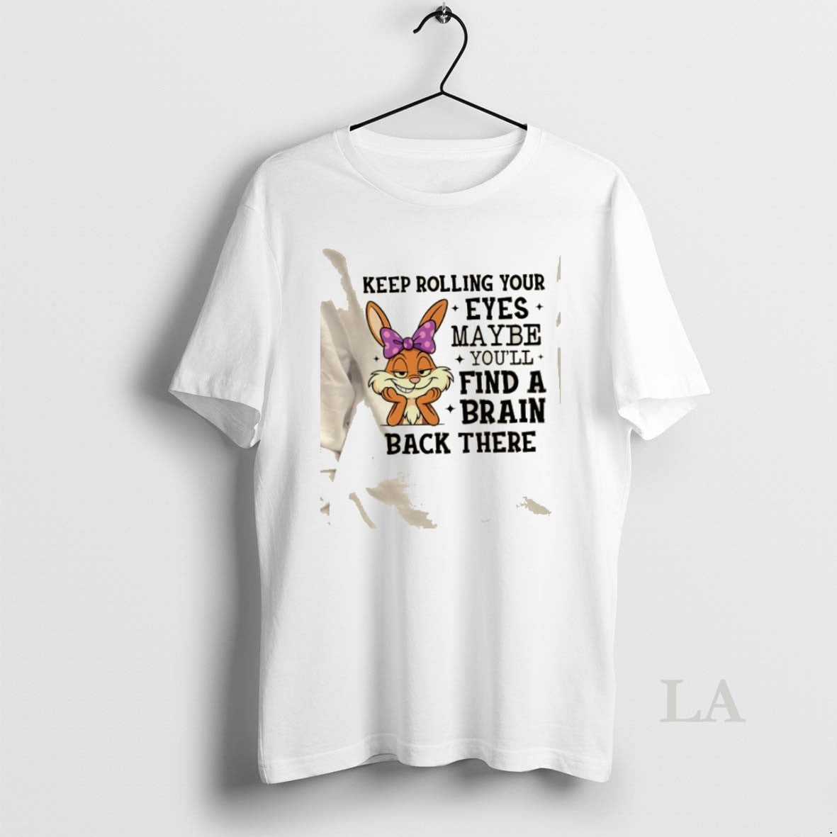 Original Bunny Keep Rolling Your Eyes Maybe Youll Find A Brain Back There T-Shirts, Hoodie, Sweatshirt | HypeCrazeTee.com