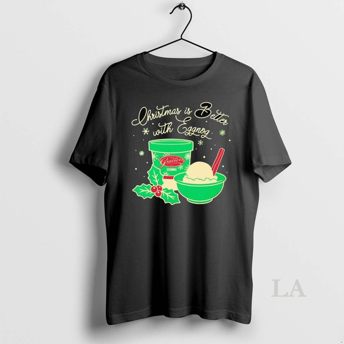 Original Christmas Is Better With Graeters Egg Nog T-Shirts, Hoodie, Sweatshirt | HypeCrazeTee.com