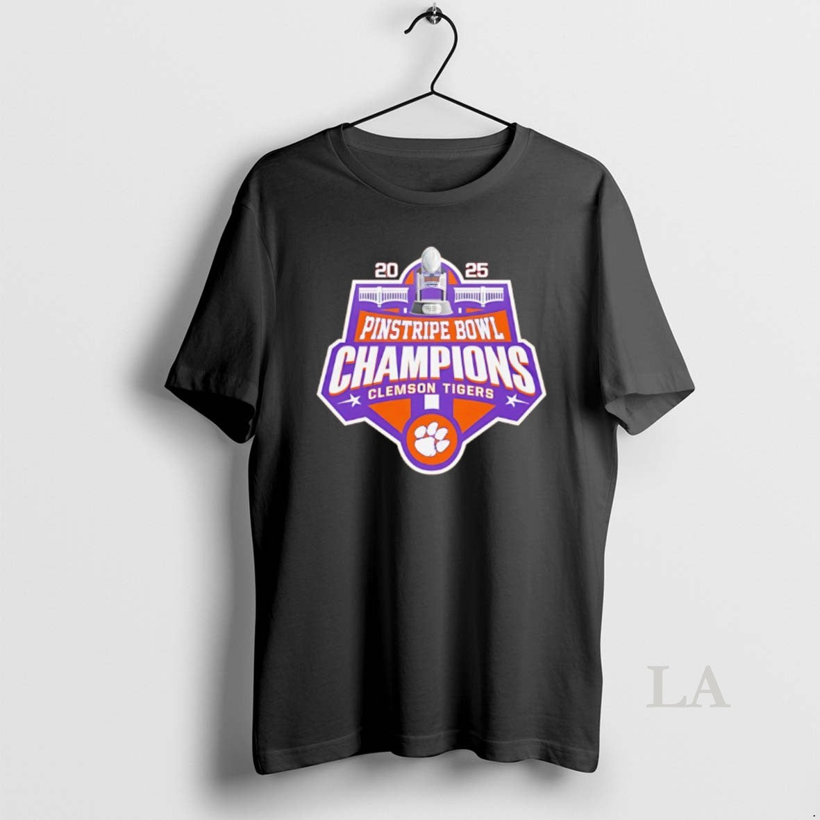 Original Clemson Tigers 2025 Pinstripe Bowl Champions Logo T-Shirts, Hoodie, Sweatshirt | HypeCrazeTee.com