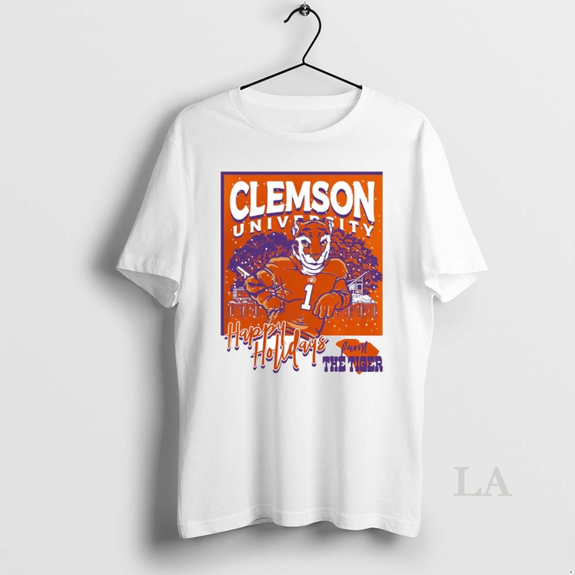 Original Clemson Tigers Happy Holiday From The Tiger Christmas T-Shirts, Hoodie, Sweatshirt | HypeCrazeTee.com