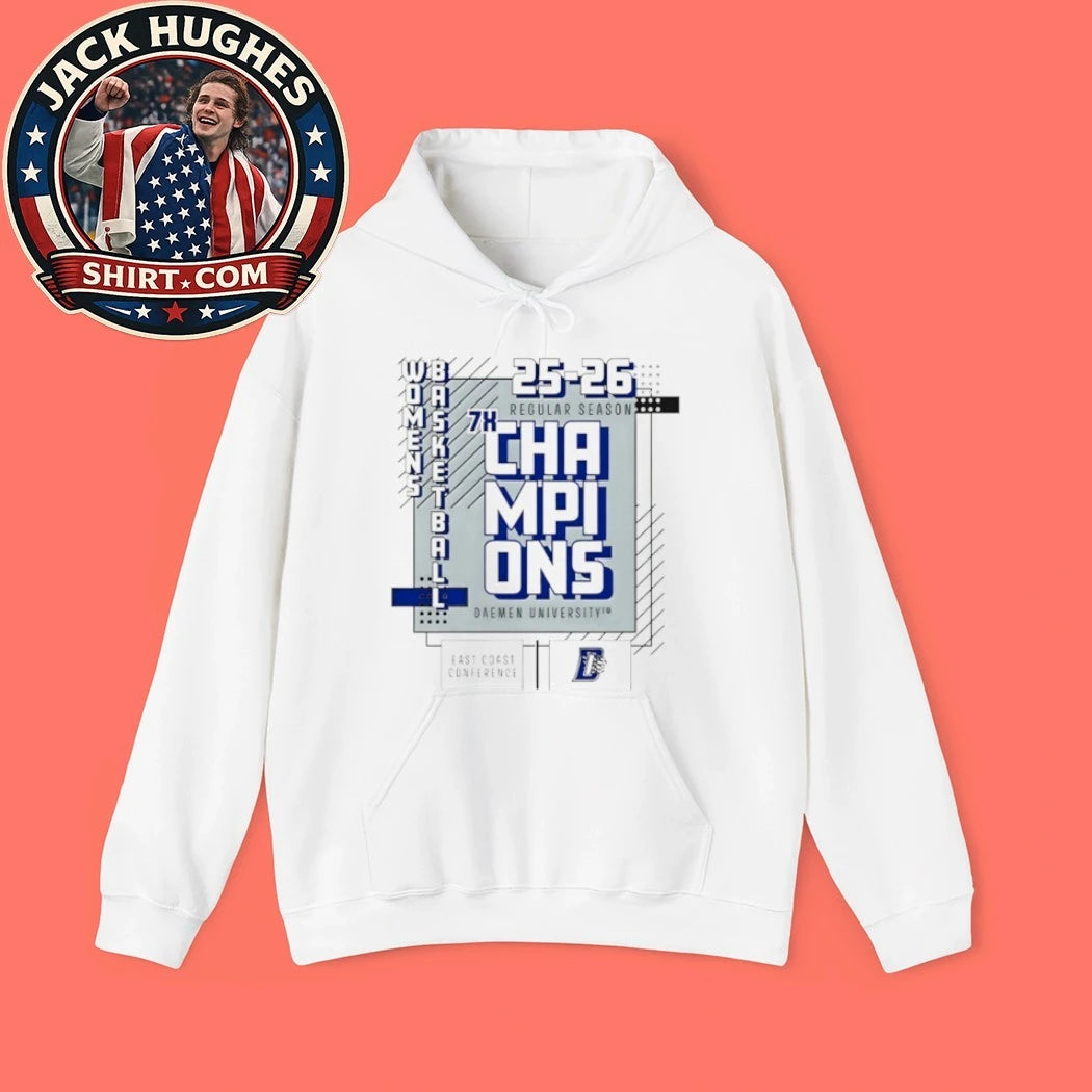 Original Daemen University Womens Basketball 25 26 Regular Season Champions Shirt