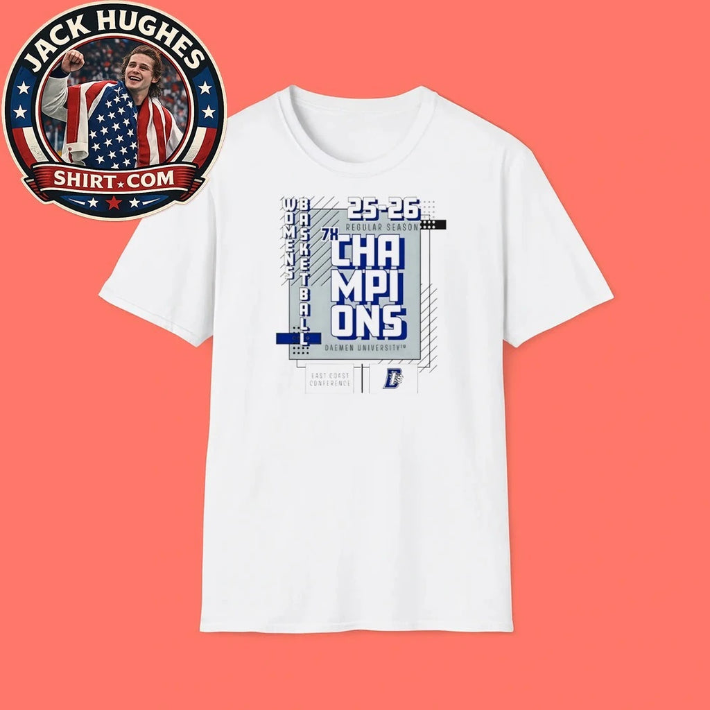 Original Daemen University Womens Basketball 25 26 Regular Season Champions Shirt