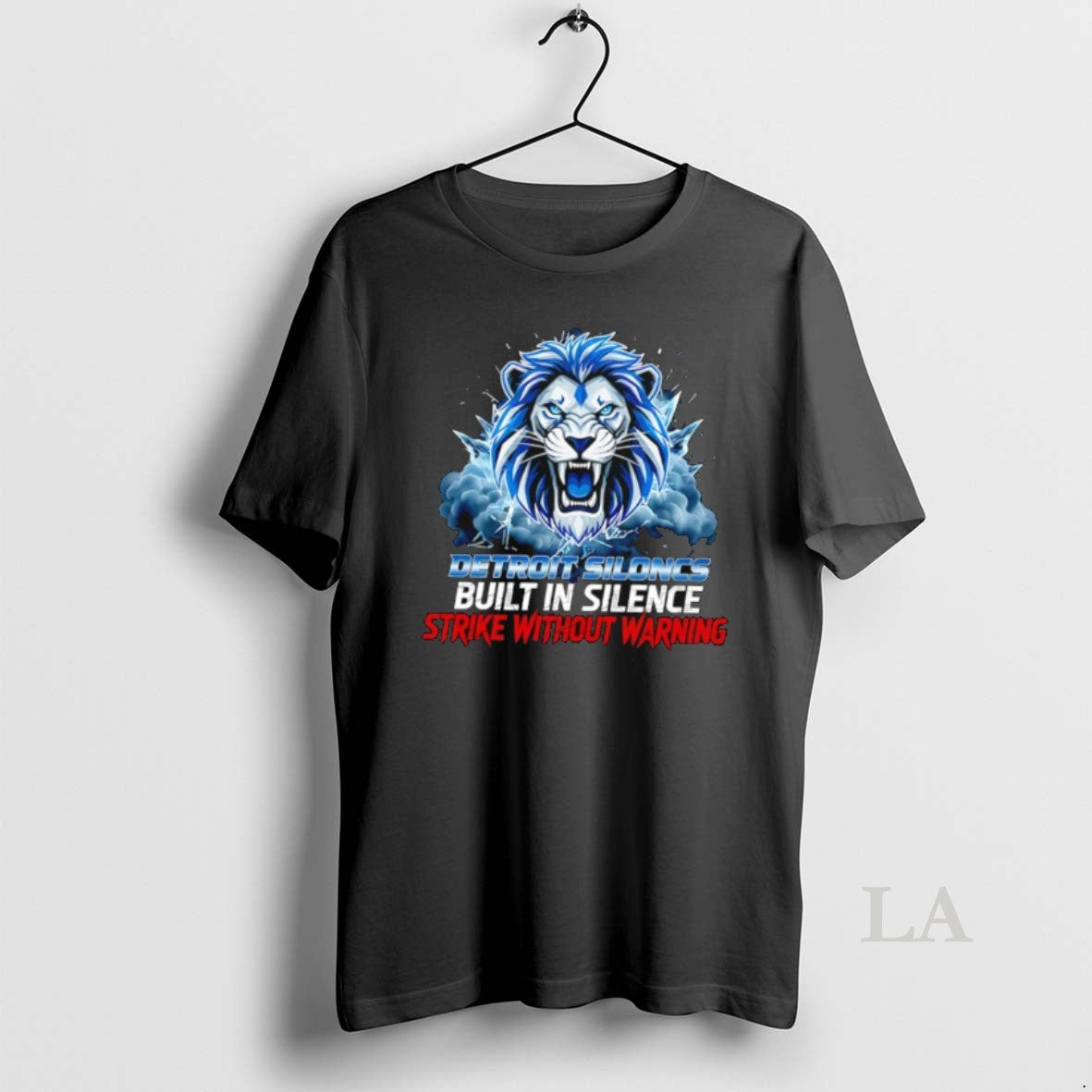 Original Detroit Lions Built In Silence Strike Without Warning T-Shirts, Hoodie, Sweatshirt | HypeCrazeTee.com