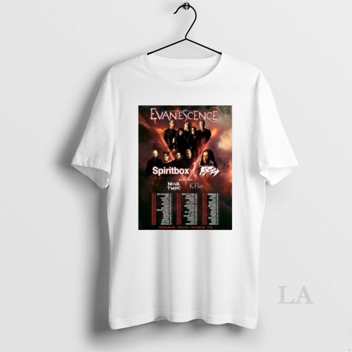Original Evanescence World Tour 2026 North American Uk And Europe Schedule T-Shirts, Hoodie, Sweatshirt | HypeCrazeTee.com