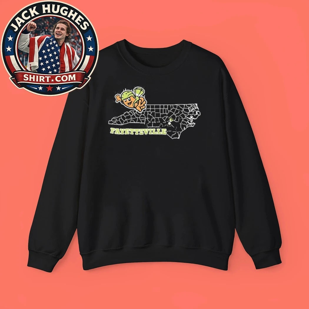 Original Fayetteville Woodpeckers Goz Frijoles Saltarines Town Takeover Shirt