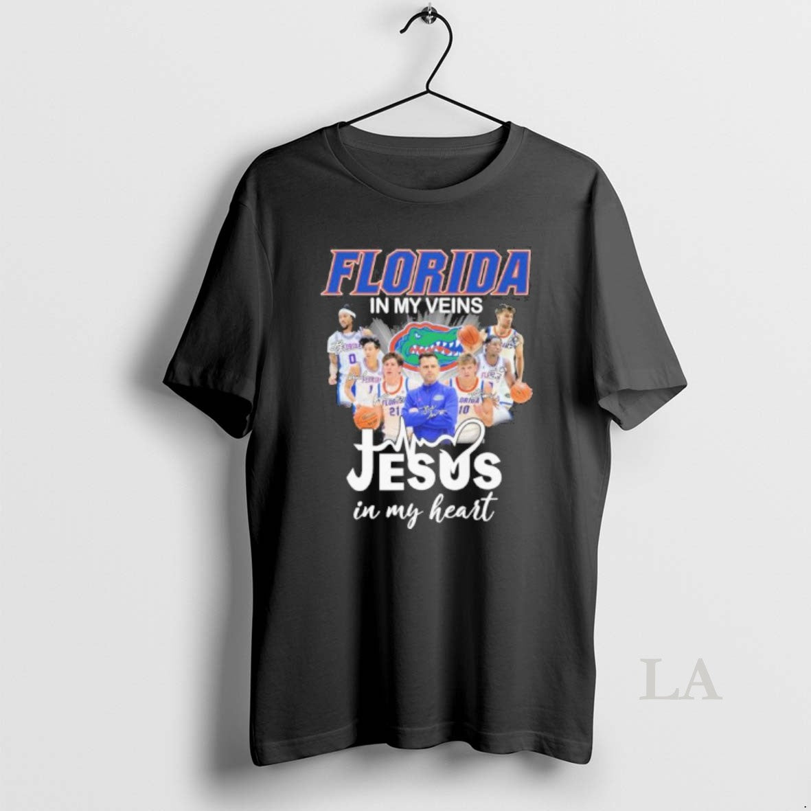 Original Florida Mens Basketball In My Veins Jesus In My Heart T-Shirts, Hoodie, Sweatshirt | HypeCrazeTee.com
