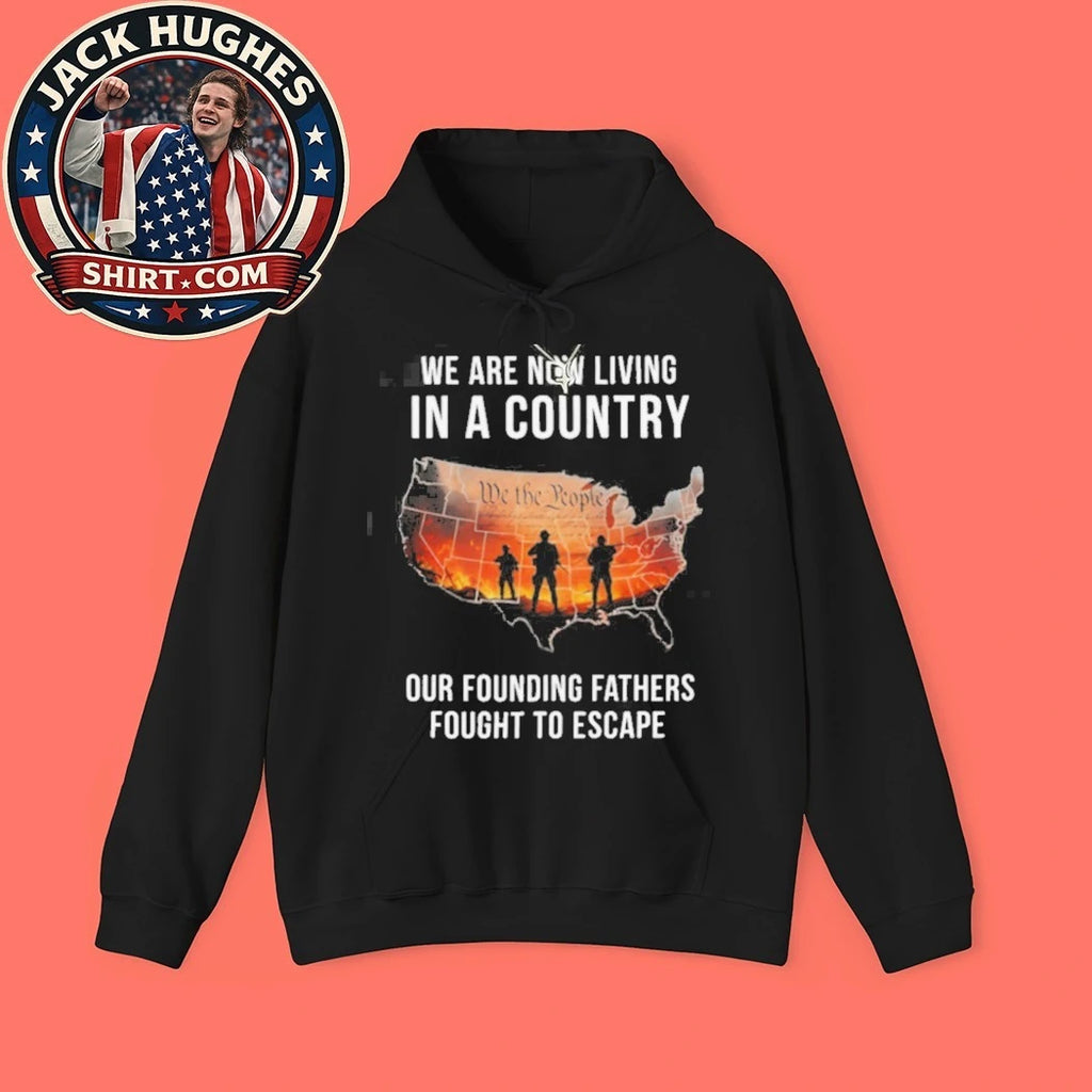 Original Founding Fathers Fought To Escape Patriotic Us Map Shirt