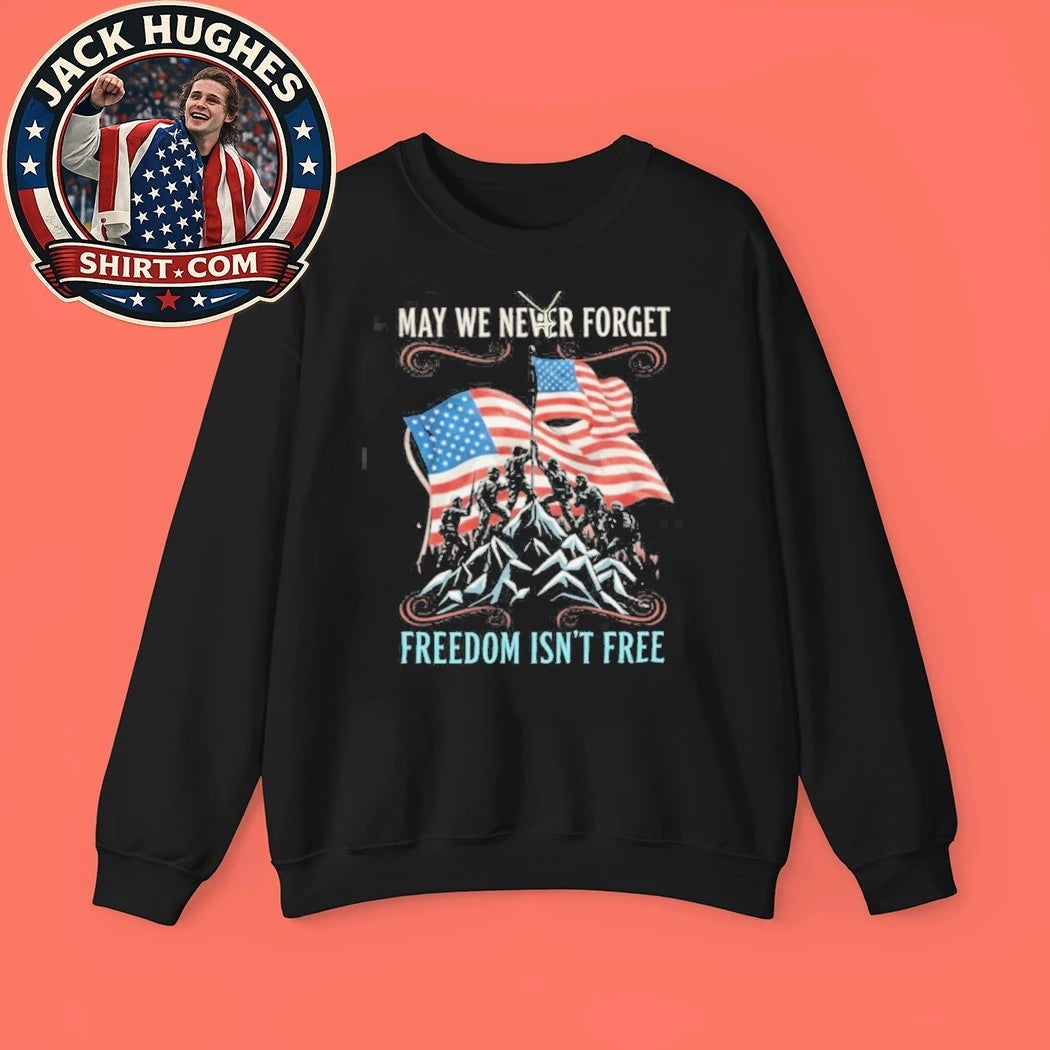 Original Freedom Isn’t Free May We Never Forget Iwo Jima Veteran Shirt