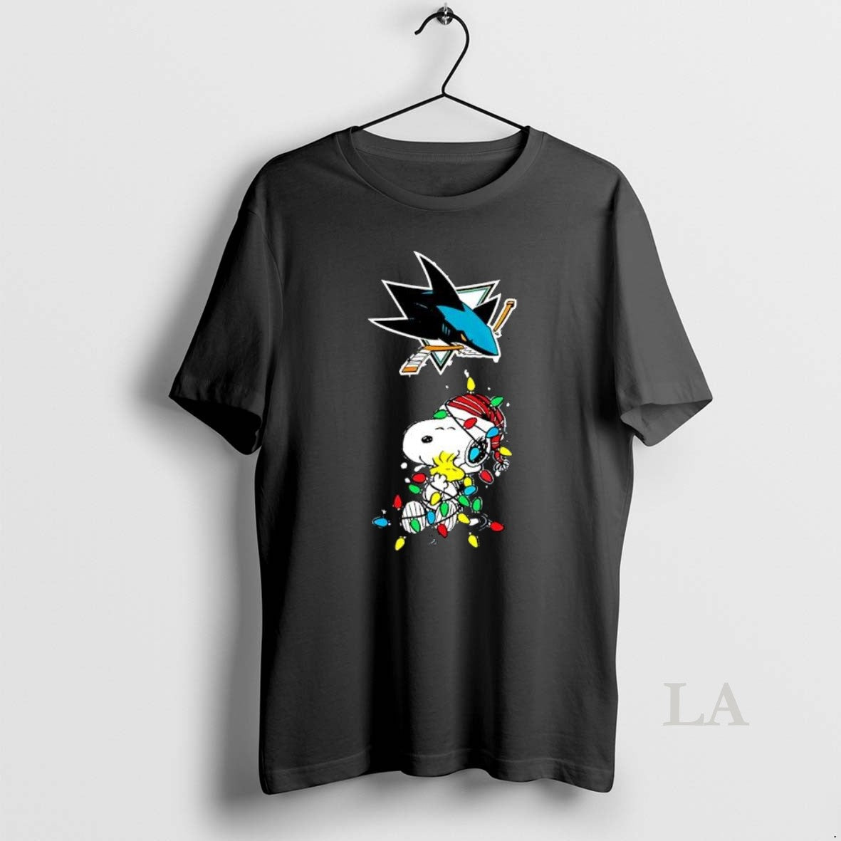 Original Funny San Jose Sharks Peanuts Christmas Night 2025 Special Holiday T-Shirts, Hoodie, Sweatshirt | HypeCrazeTee.com