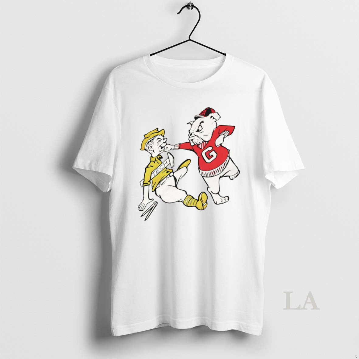 Original Georgia Bulldogs Beat Georgia Tech Yellow Jackets Mascot Meme T-Shirts, Hoodie, Sweatshirt | HypeCrazeTee.com