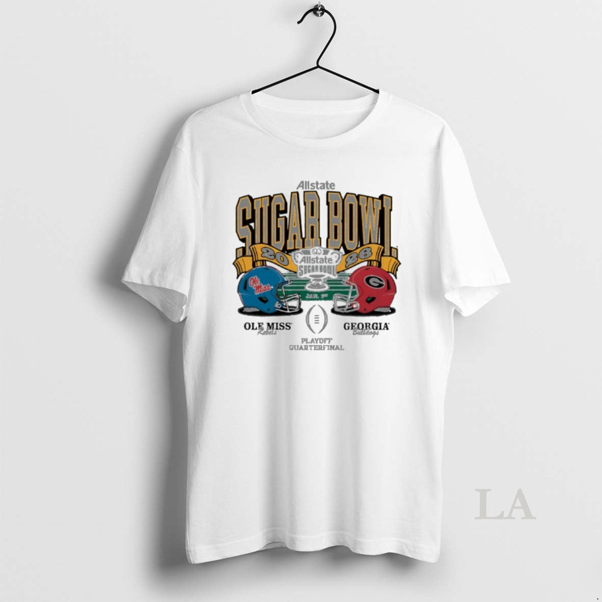 Original Georgia Vs Ole Miss 2026 Sugar Bowl Head To Head T-Shirts, Hoodie, Sweatshirt | HypeCrazeTee.com