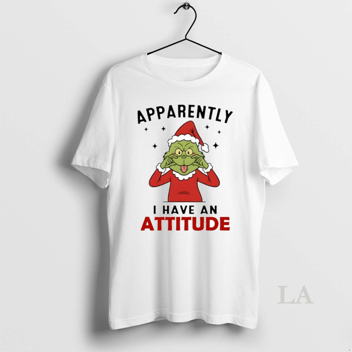 Original Grinch Apparently I Have An Attitude Circle T-Shirts, Hoodie, Sweatshirt | HypeCrazeTee.com