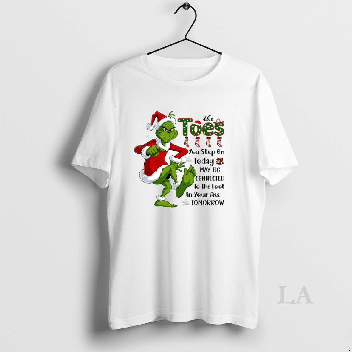 Original Grinch The Toes You Step On Today May Be Connected Circle T-Shirts, Hoodie, Sweatshirt | HypeCrazeTee.com