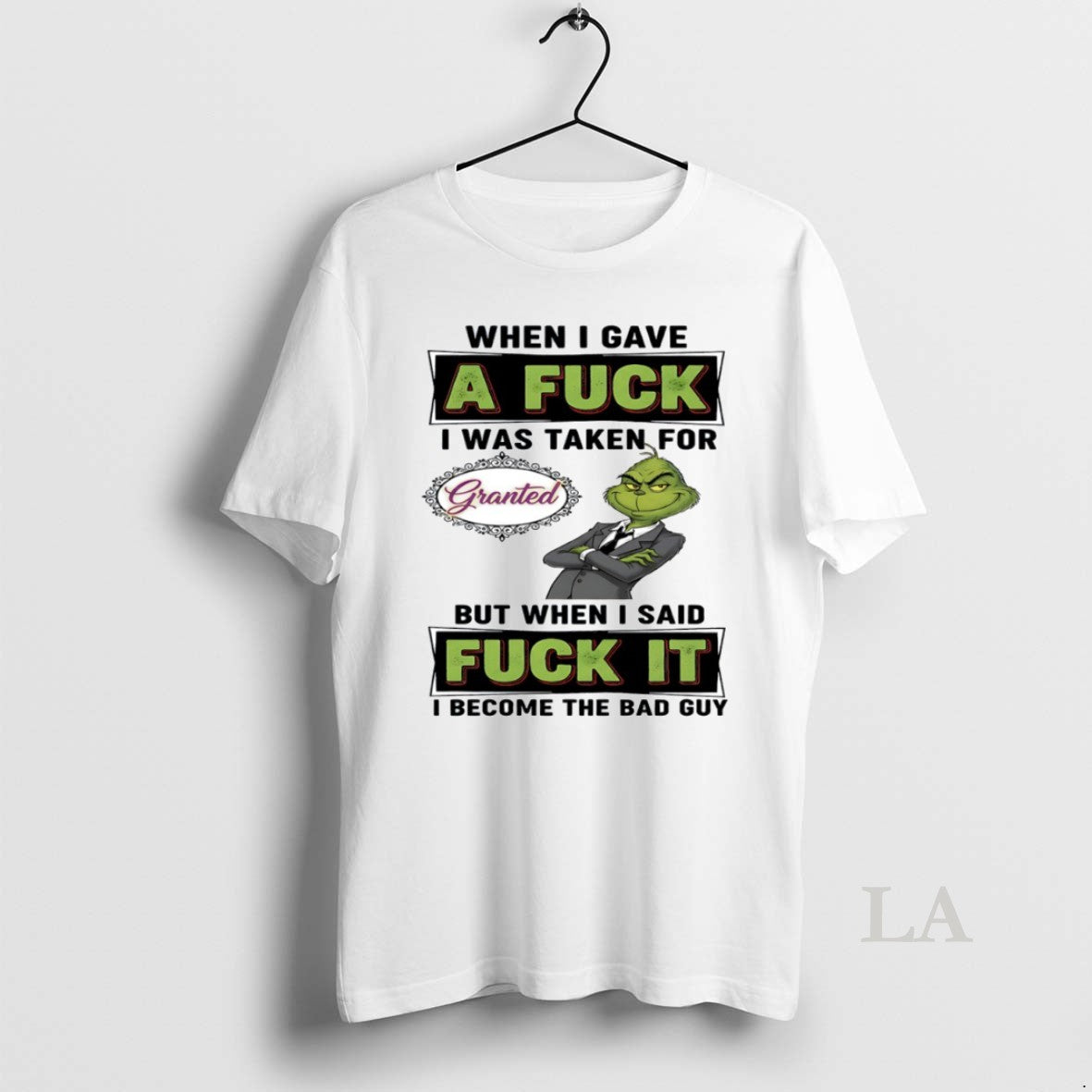Original Grinch When I Gave A Fck I Was Taken For Granted But When T-Shirts, Hoodie, Sweatshirt | HypeCrazeTee.com