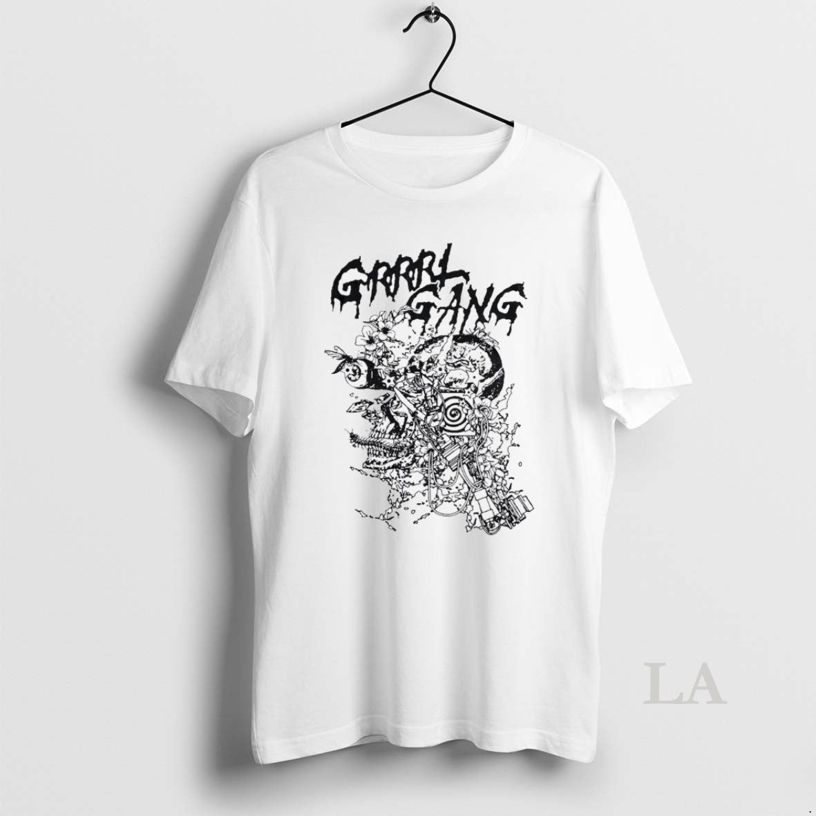 Original Grrrl Gang X Behelit Press Electric Bloom Indie T-Shirts, Hoodie, Sweatshirt | HypeCrazeTee.com