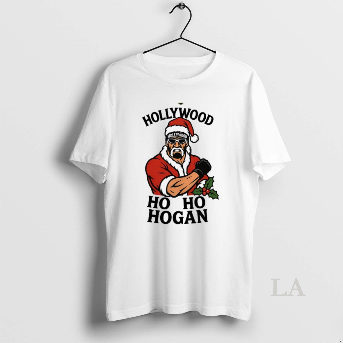 Original Hollywood Ho Ho Hogan Christmas T-Shirts, Hoodie, Sweatshirt | HypeCrazeTee.com