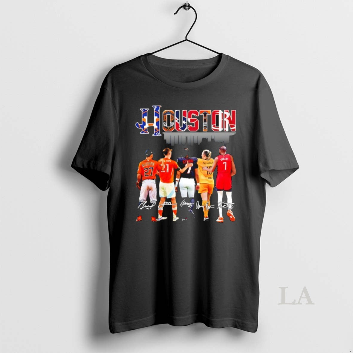 Original Houston Sports Team Skyline Players Signature T-Shirts, Hoodie, Sweatshirt | HypeCrazeTee.com
