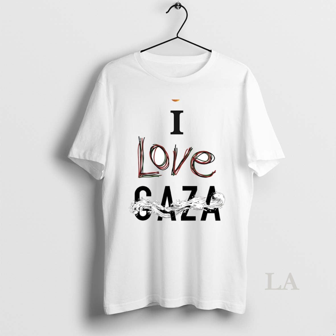 Original I Love Gaza Circle T-Shirts, Hoodie, Sweatshirt | HypeCrazeTee.com