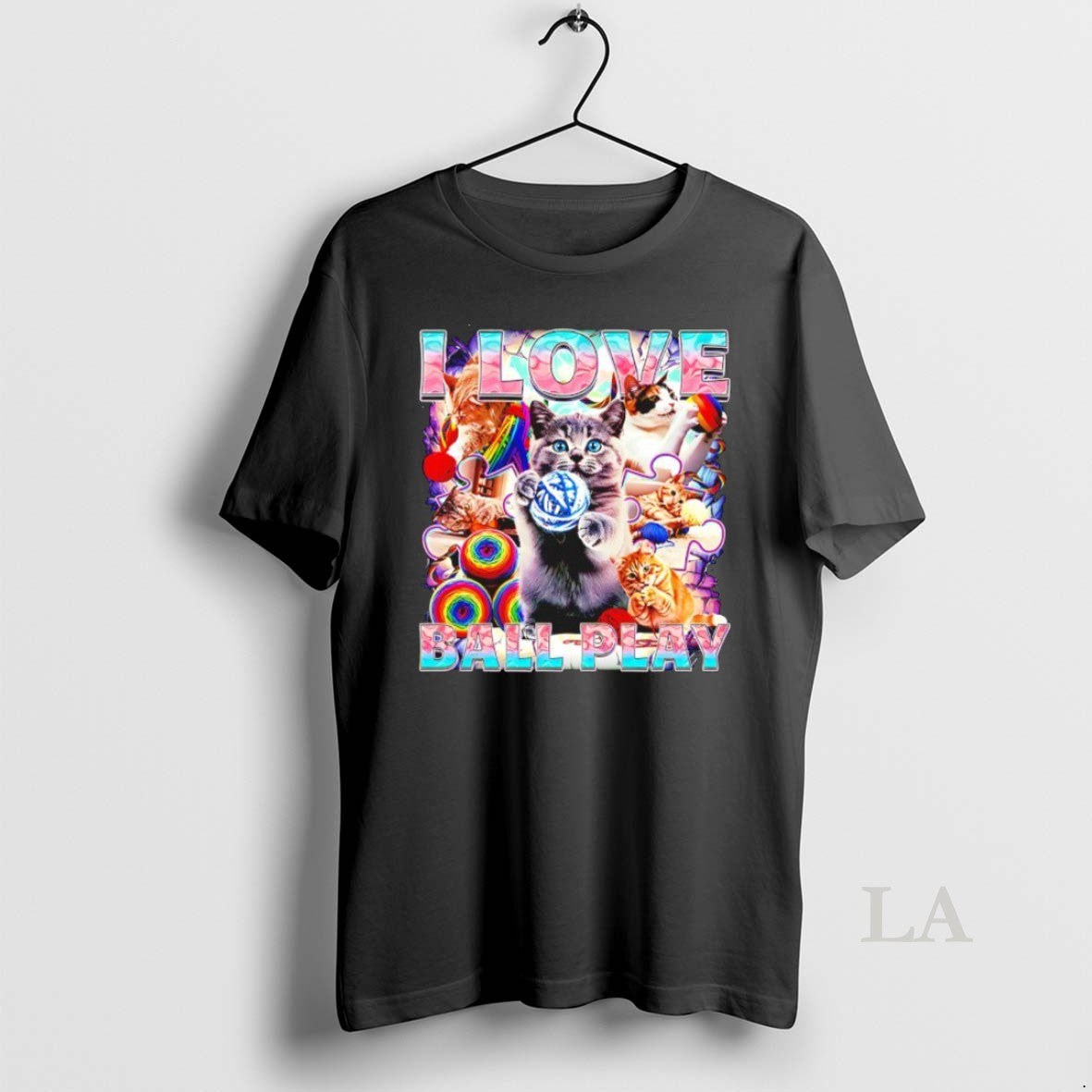 Original I Love Ball Play Cats Graphic T-Shirts, Hoodie, Sweatshirt | HypeCrazeTee.com