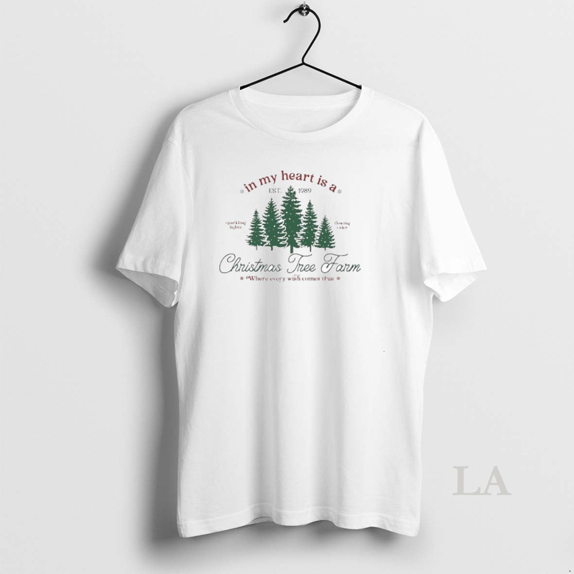 Original In My Heart Is A Christmas Tree Farm T-Shirts, Hoodie, Sweatshirt | HypeCrazeTee.com