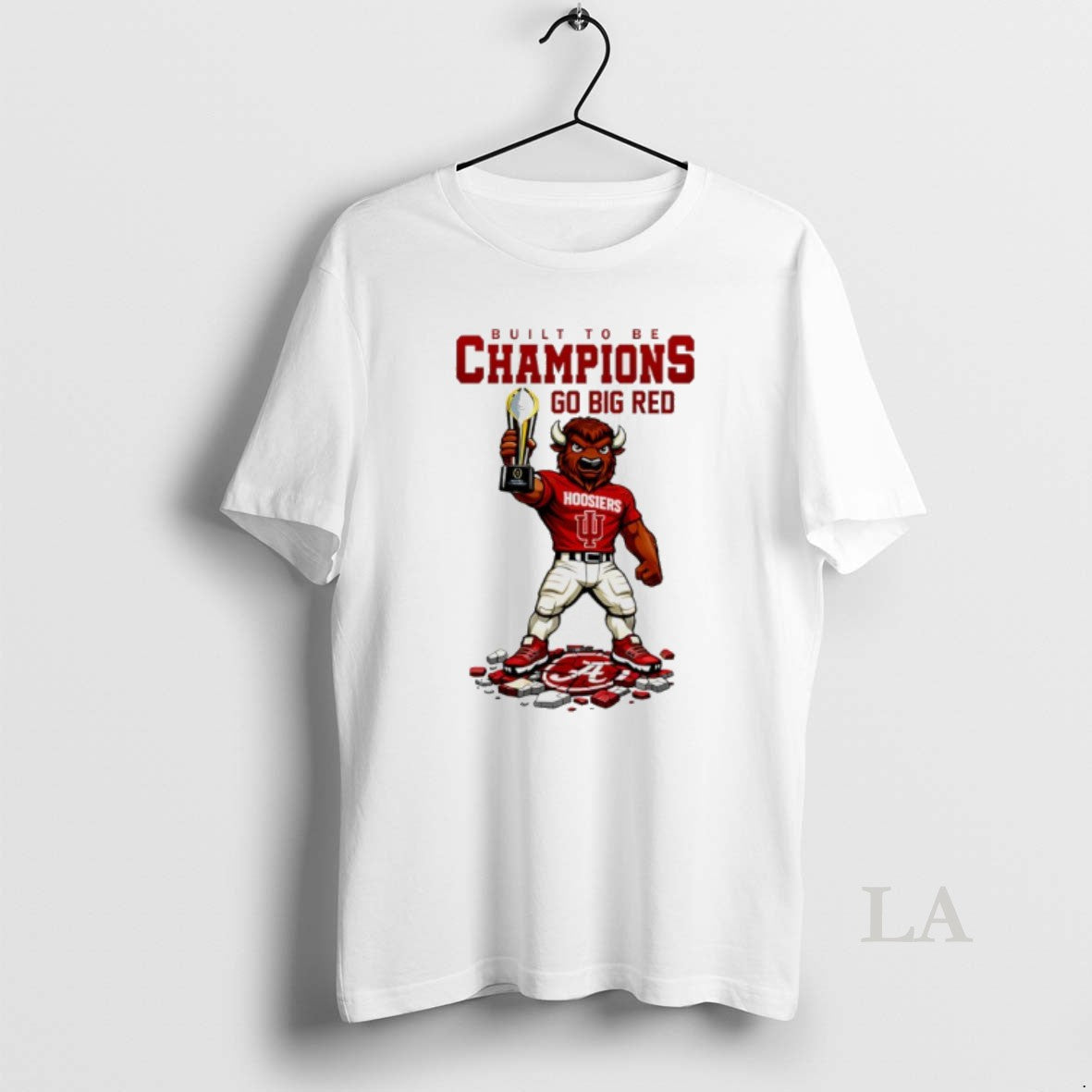 Original Indiana Hoosiers 2026 Cfp Built To Be Champions Go Big Red T-Shirts, Hoodie, Sweatshirt | HypeCrazeTee.com