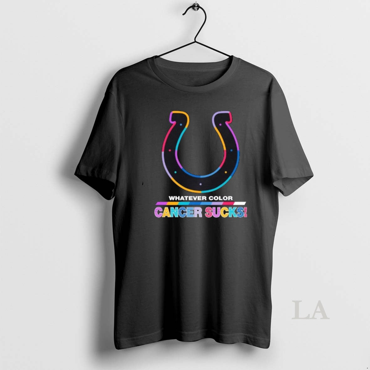 Original Indianapolis Colts Football Whatever Color Cancer Sucks Logo Colors T-Shirts, Hoodie, Sweatshirt | HypeCrazeTee.com