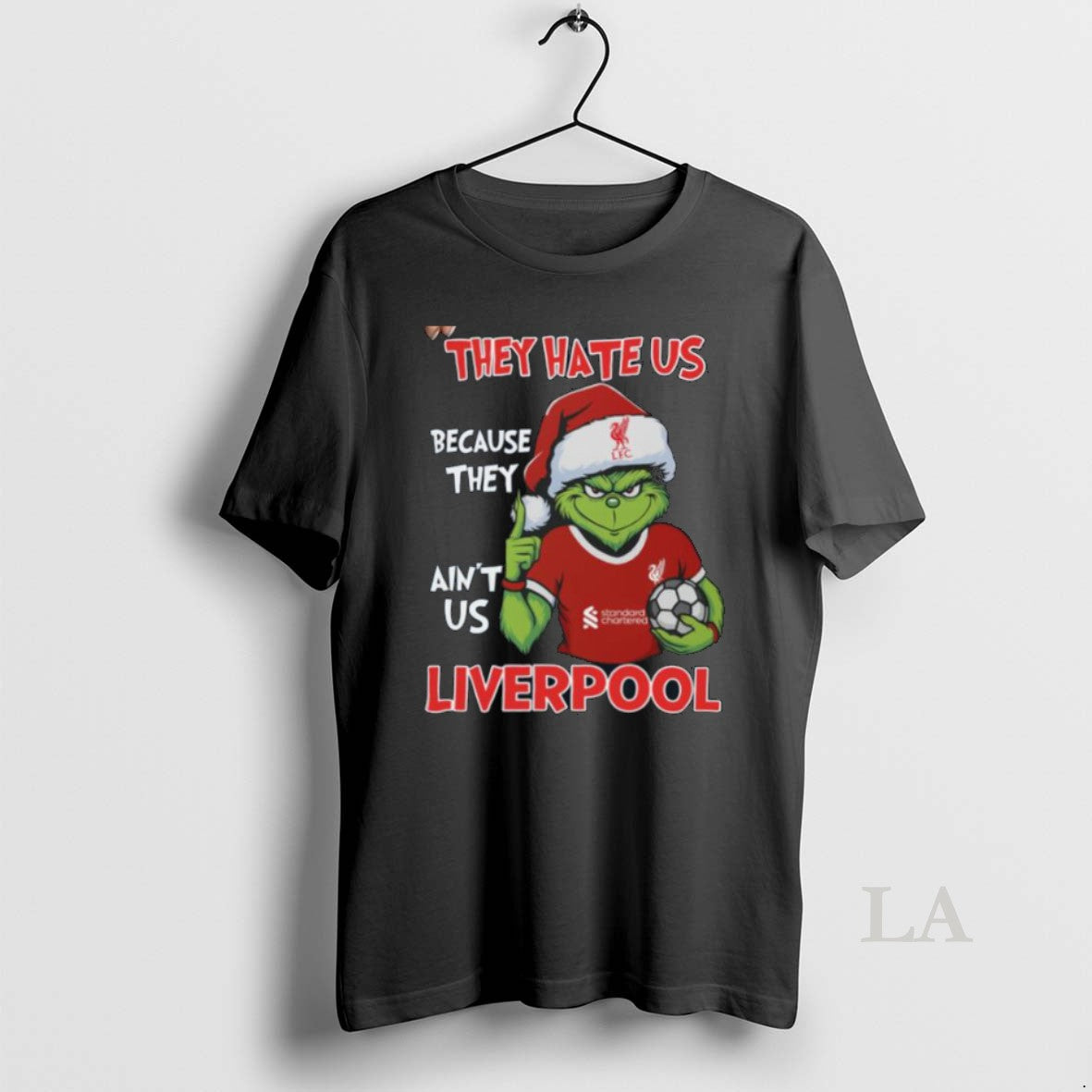 Original Liverpool Fc Grinch They Hate Us Because They Aint Us Funny Christmas