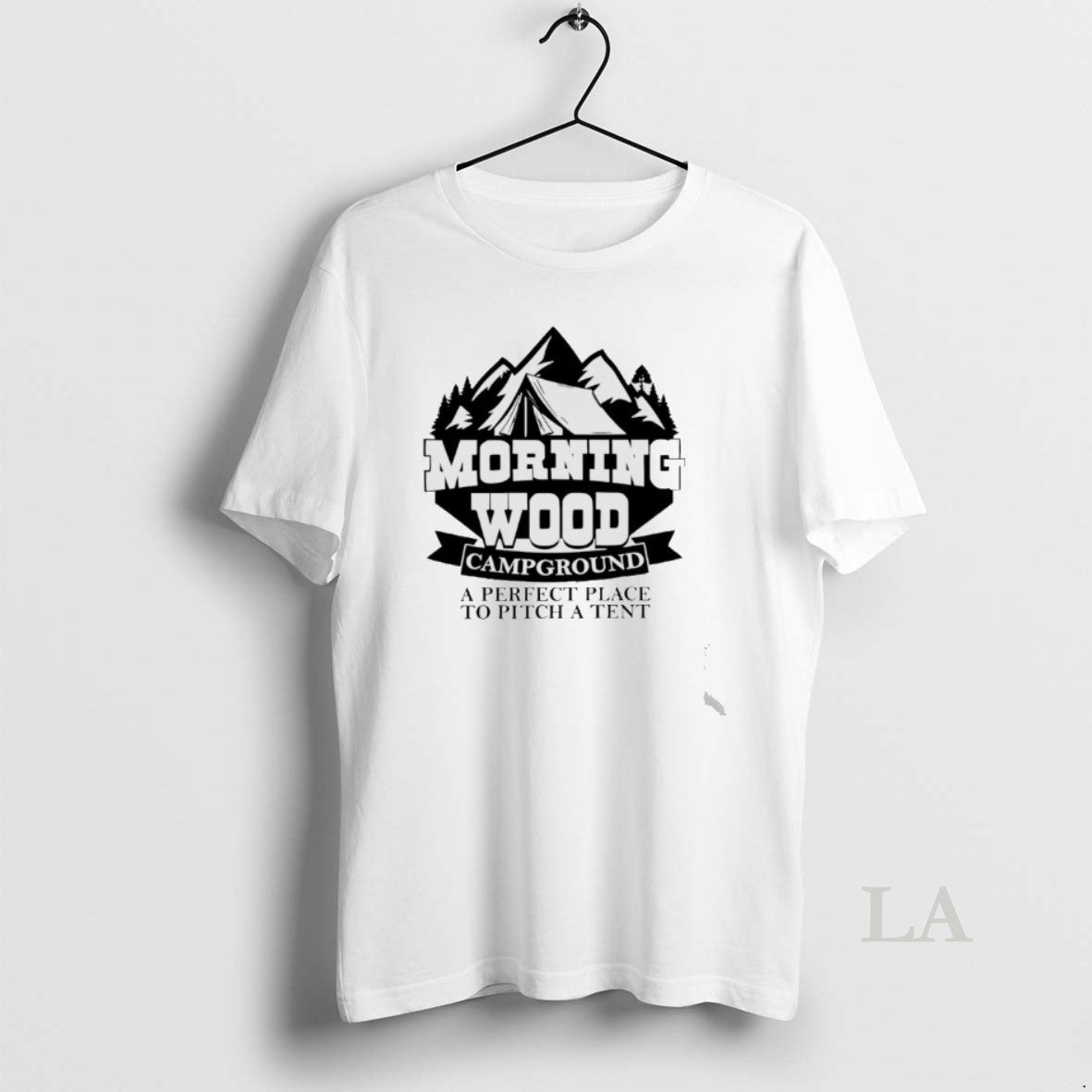 Original Morning Wood Campground A Perfect Place To Pitch A Tent T-Shirts, Hoodie, Sweatshirt | HypeCrazeTee.com