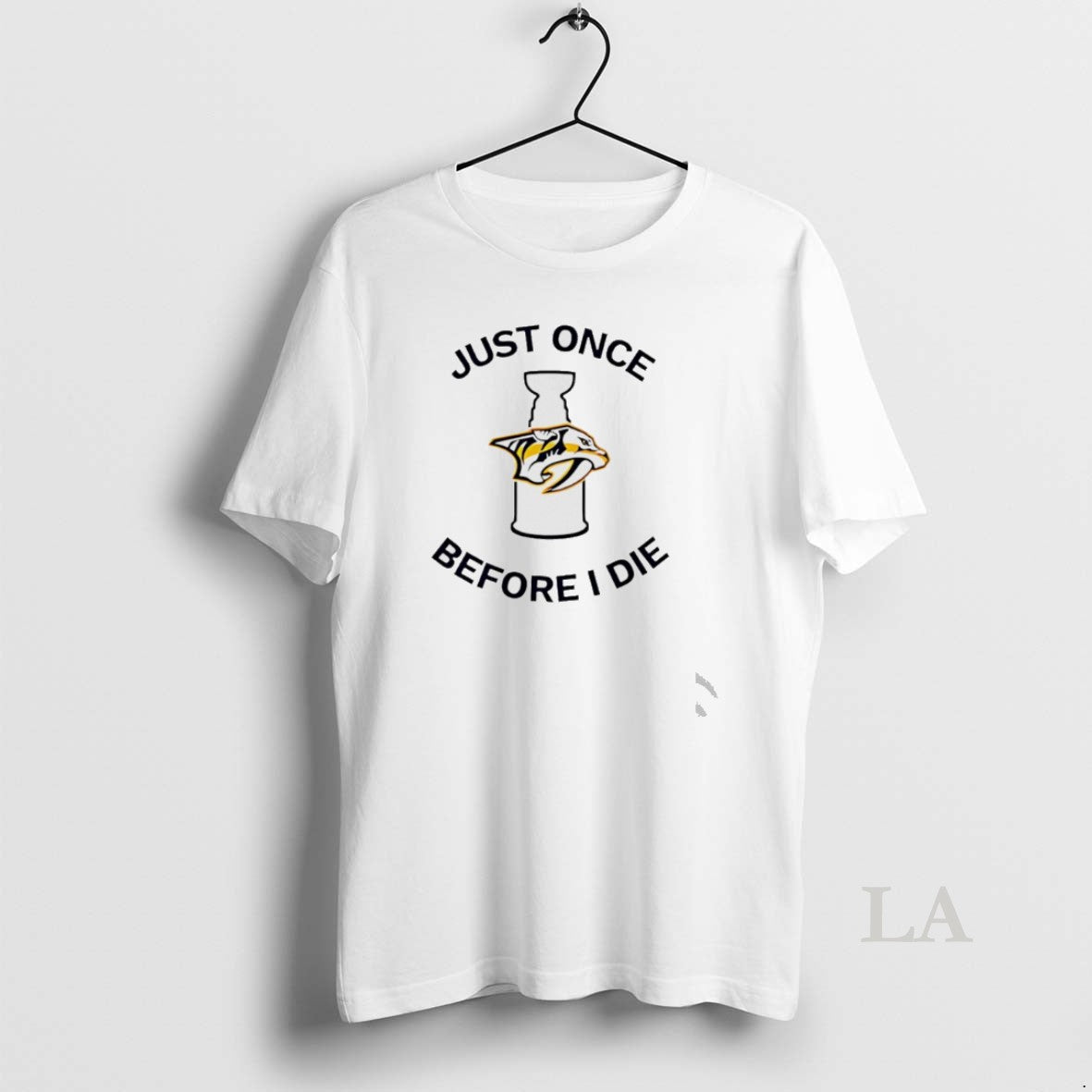 Original Nashville Predators Just Once Before I Die T-Shirts, Hoodie, Sweatshirt | HypeCrazeTee.com