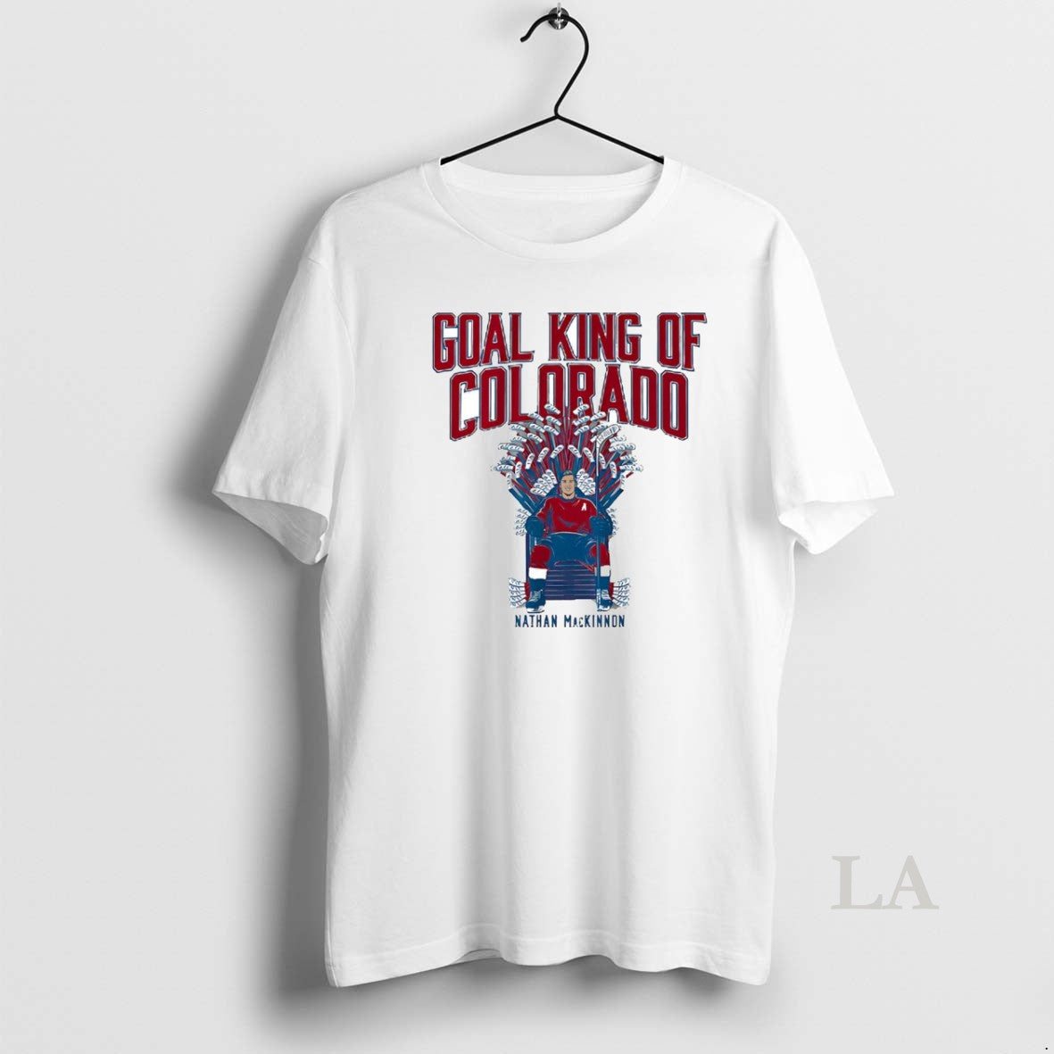 Original Nathan Mackinnon Thrones Goal King Of Colorado Avalanche T-Shirts, Hoodie, Sweatshirt | HypeCrazeTee.com