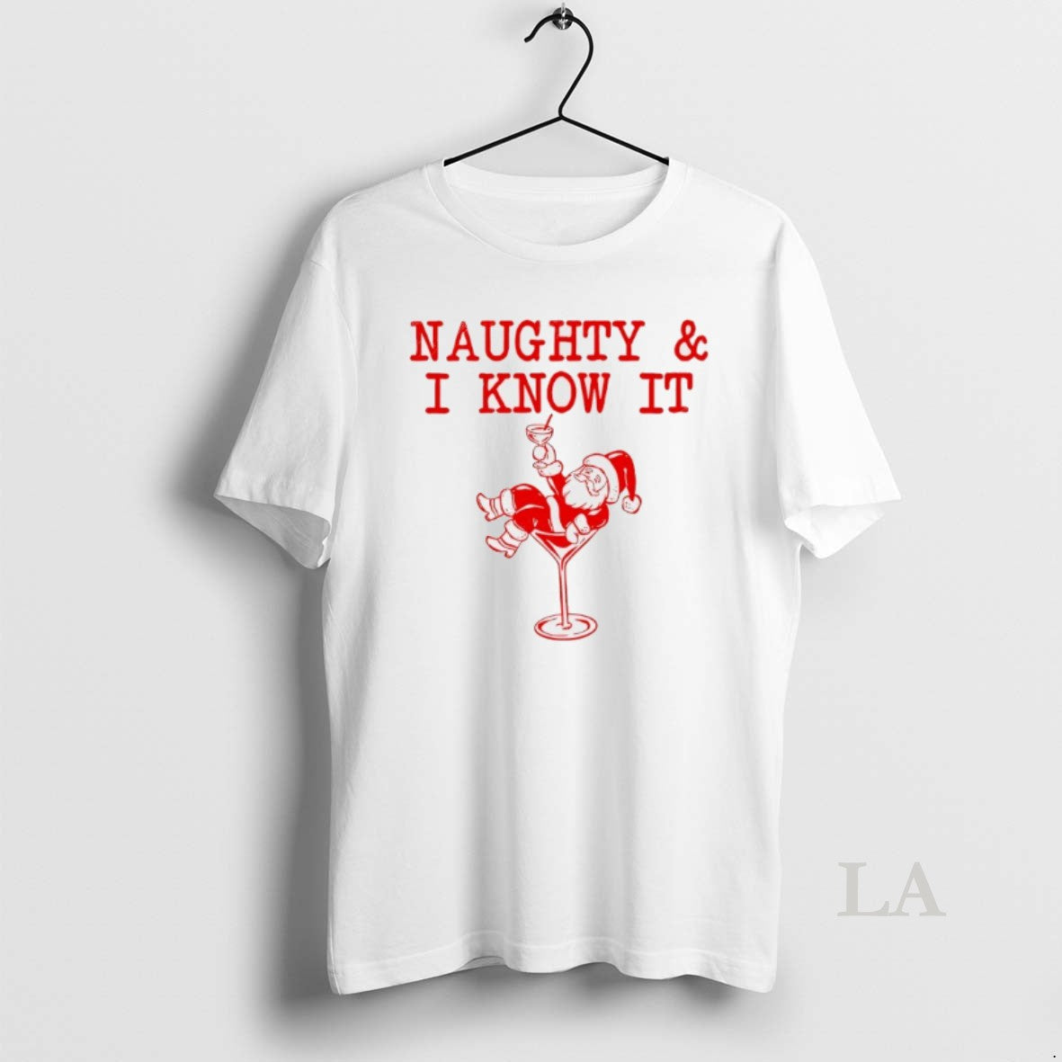 Original Naughty And I Know It Christmas Santa T-Shirts, Hoodie, Sweatshirt | HypeCrazeTee.com