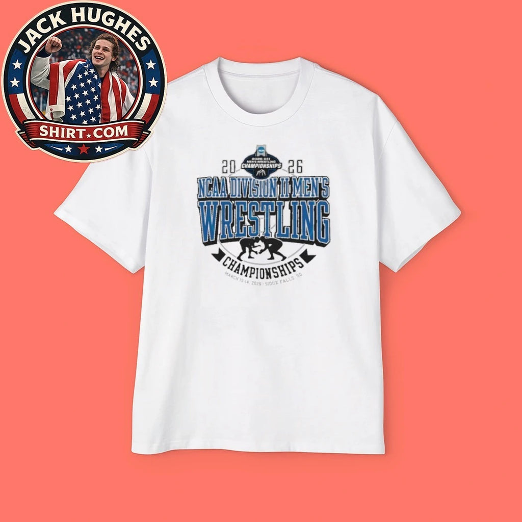 Original Ncaa Division Ii Mens Wrestling Championships 2026 Sioux Falls Shirt