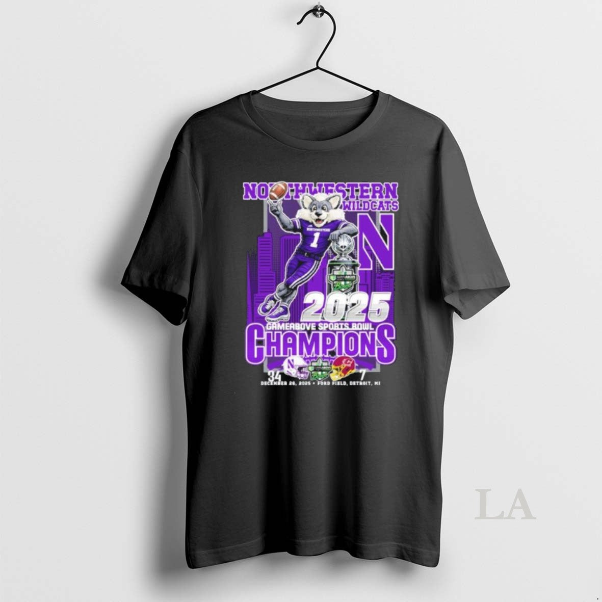 Original Northwestern Wildcats Mascot 2025 Gameabove Sports Bowl Champions T-Shirts, Hoodie, Sweatshirt | HypeCrazeTee.com